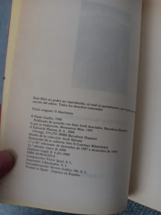 El alquimista, Paulo Coelho