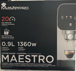 Cafetera Masterpro Maestro 1360W 0.9L