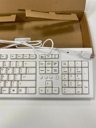 Teclado HP blanco qwerty estados unidos