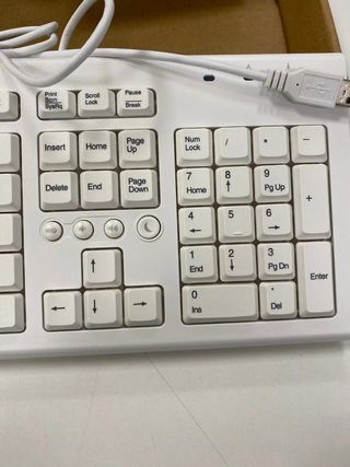 Teclado HP blanco qwerty estados unidos