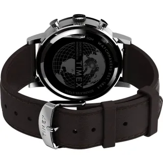 Orologio Timex Uomo Bianco Marrone Cronografo