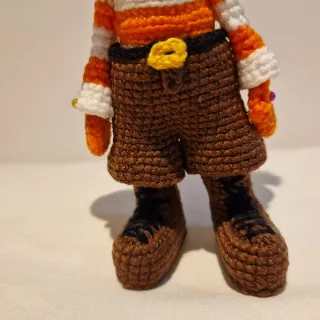 Muñeco tejido a crochet de Ansiedad, Inside out