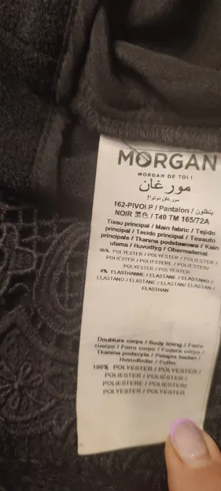 Mono largo negro Morgan