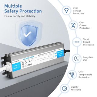 Transformador 220V a 24V 150W 6,25A Ultra Fino Fuente Alimentacion 220V a 24V