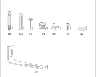 Librería BILLY IKEA Blanca 80x30x106 cm.