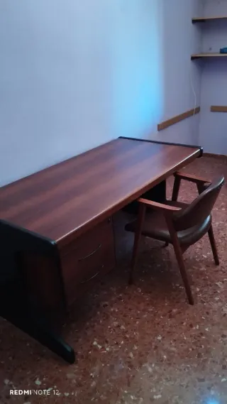 Sillón Vintage Años 60 Piel y Madera