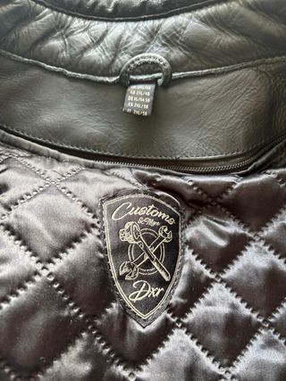 Cazadora Piel Moto DXR Talla XXL