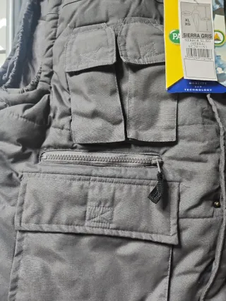 Chaleco de trabajo gris