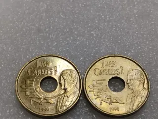 Moneda 25 Pesetas 1990 Juan Carlos I