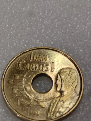 Moneda 25 Pesetas 1990 Juan Carlos I