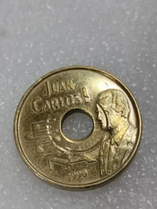 Moneda 25 Pesetas 1990 Juan Carlos I