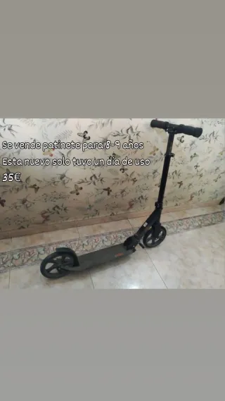 Patinete 8-9 años - 35€