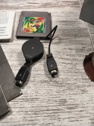 Nintendo Game Boy Advance SP Plata - con dos juego