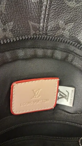 Bandolera Estilo Louis Vuitton Marrón y Dorada