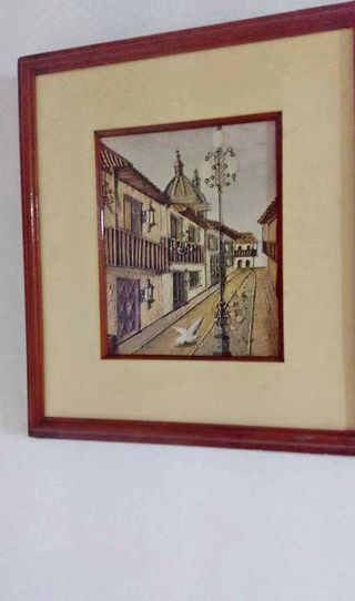 Cuadro decorativo callejuela