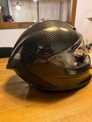 Casco Ruroc Negro Carbono talla M perfecto estado
