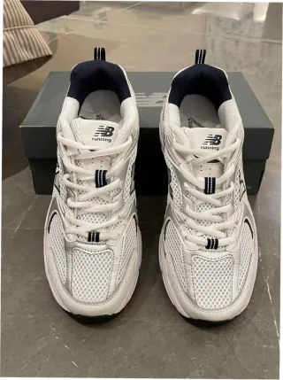 New Balance 530 Blanco Plata Marino Talla 37.5