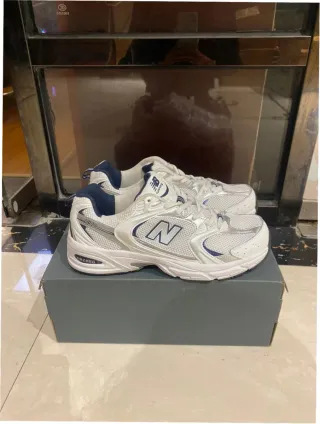New Balance 530 Talla 37 Blanco Plata Azul