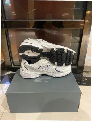 New Balance 530 Talla 37 Blanco Plata Azul
