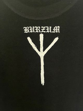 Camiseta Burzum Talla XL Negra
