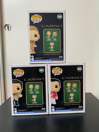 Lote 3 Funko POP! Movies Casino Martin Scorsese