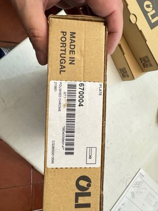 Comando Autocolismo Oli Slim Cromado novo