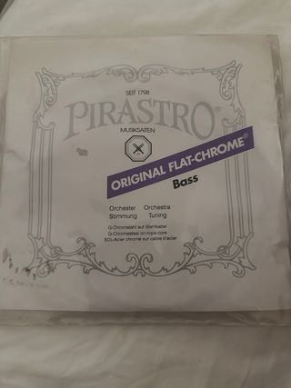 Cuerdas Bajo Pirastro Flat-Chrome
