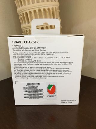 Adattatore Samsung 45W PD con cavo USB-C