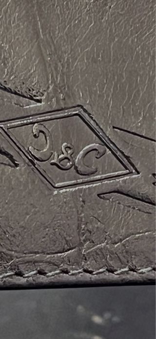 Portafoglio Vera Pelle Vintage Nero