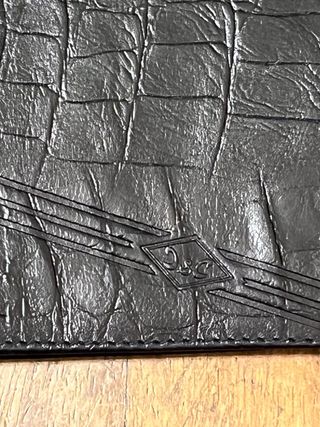 Portafoglio Vera Pelle Vintage Nero