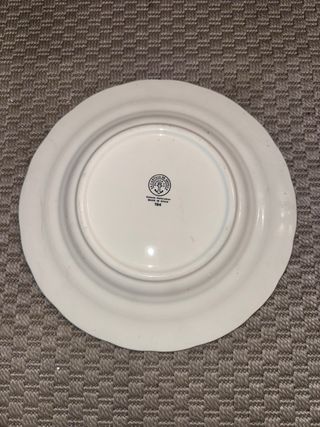 Plato La Cartuja de Sevilla Azul y Blanco