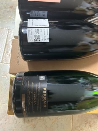 Bottiglie vuote spumanti Trento DOC