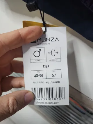 Pantalon trabajo monza talla 48 50