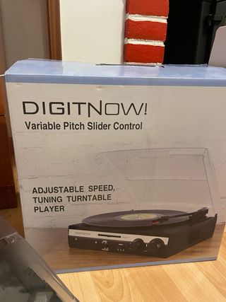 Tocadiscos Digitnow! Velocidad Ajustable