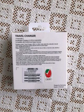 Caricabatterie Samsung 45W PD con Cavo