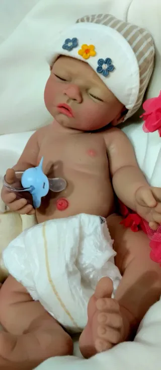 Bebé Reborn Niño Silicona Completa