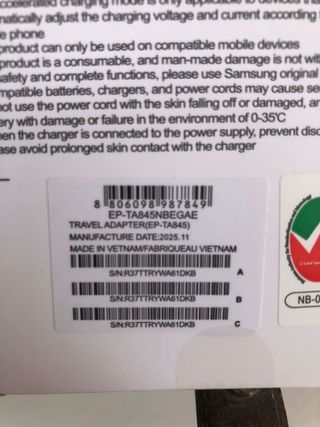 Caricabatterie Samsung 45W PD con Cavo USB-C