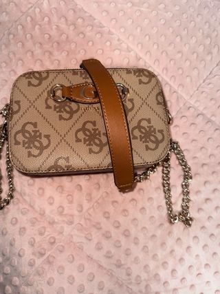 Bolso Guess Beige y Marrón