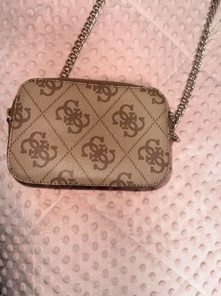 Bolso Guess Beige y Marrón