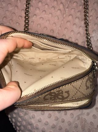 Bolso Guess Beige y Marrón