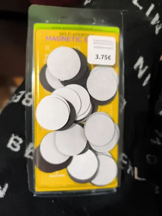 Imanes Adhesivos Redondos 28,5mm