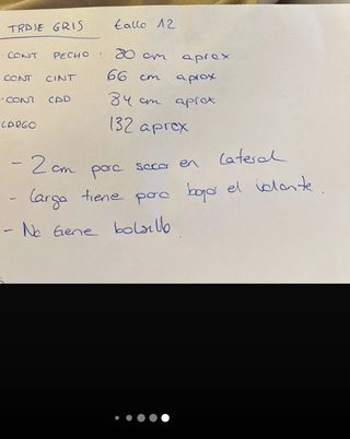 Traje Flamenca Niña Talla 12