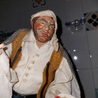 Statua pastore oste stile '700 napoletano 35-40 cm