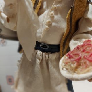 Statua pastore oste stile '700 napoletano 35-40 cm