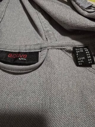Giubbotto sportivo active grigio