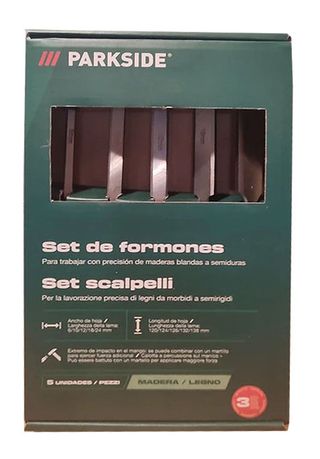 Set scalpelli legno Parkside