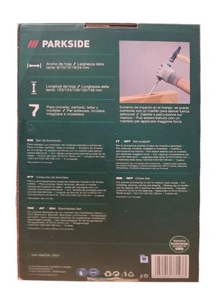 Set scalpelli legno Parkside