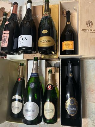 Bottiglie spumanti italiane VUOTE