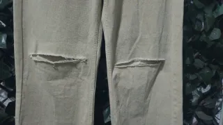 Pantalón Vaquero Largo Bershka (Wide Leg)