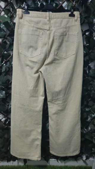 Pantalón Vaquero Largo Bershka (Wide Leg)